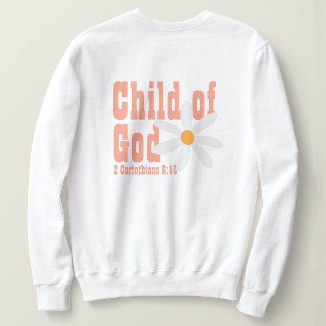 Sweatshirt Chemise de sudation Enfant de Dieu (Design dos)