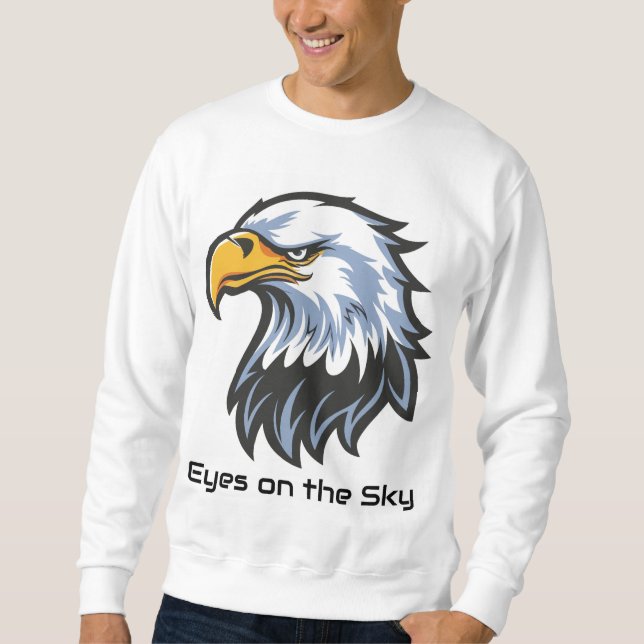 Sweatshirt Chemise de sudation « Eyes on the Sky » Eagle (Devant)