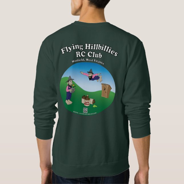 Sweatshirt Chemise de sudation Flying Hillbillies (Dos)