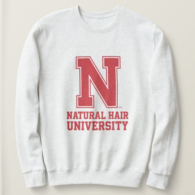 Sweatshirt Chemise de sudation graphique à cheveux naturels d (Design devant)