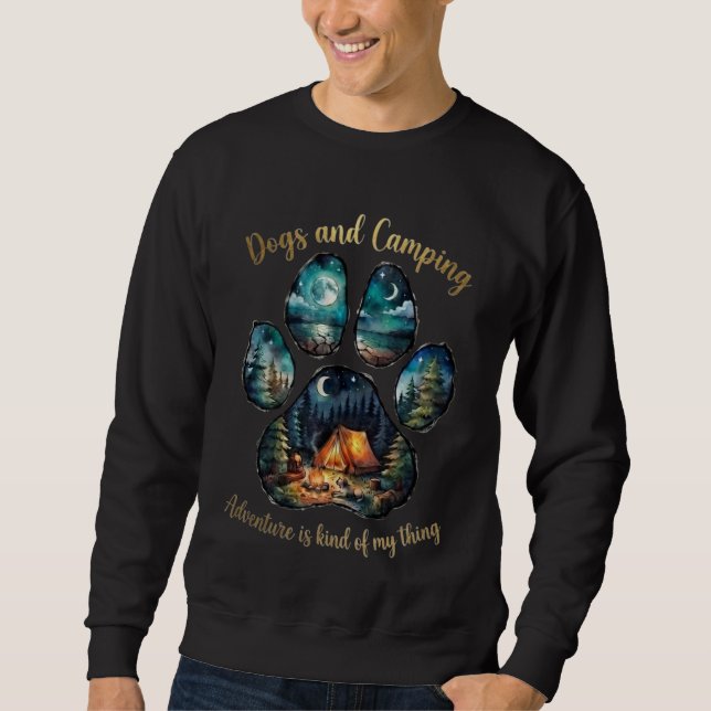 Sweatshirt Chemise de sudation graphique empreinte de patte d (Devant)