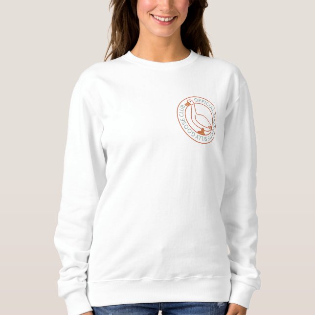 Sweatshirt Chemise de sudation Silly Goose (Devant)
