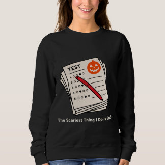 Sweatshirt Chemise d'enseignant pour Halloween | Enseignant d