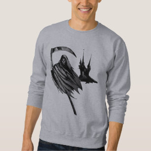 Sweatshirt Chemise d'Halloween Éffrayante Grim Reaper Castle