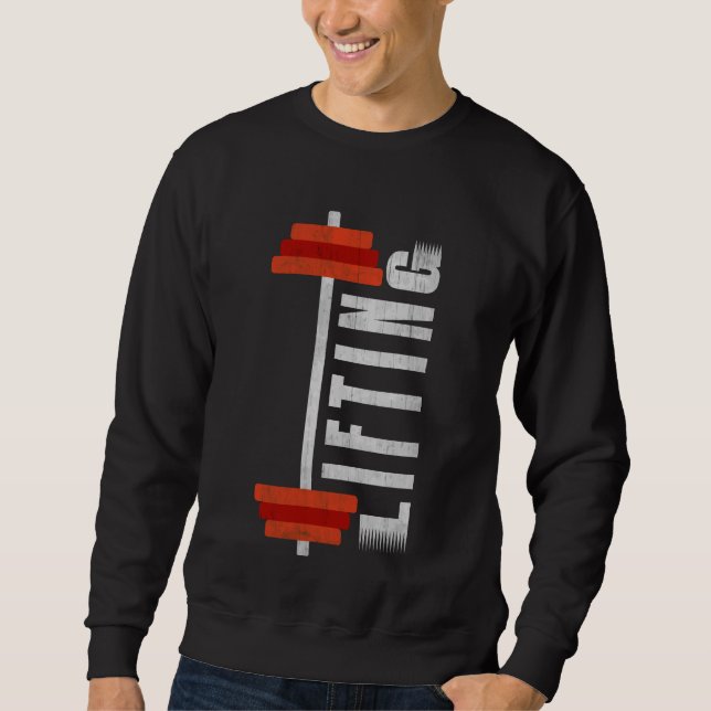 Sweatshirt Chemise d'haltérophilie de forme physique de (Devant)