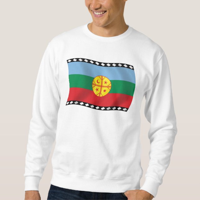 Sweatshirt Chemise Drapeau Mapuches (Devant)