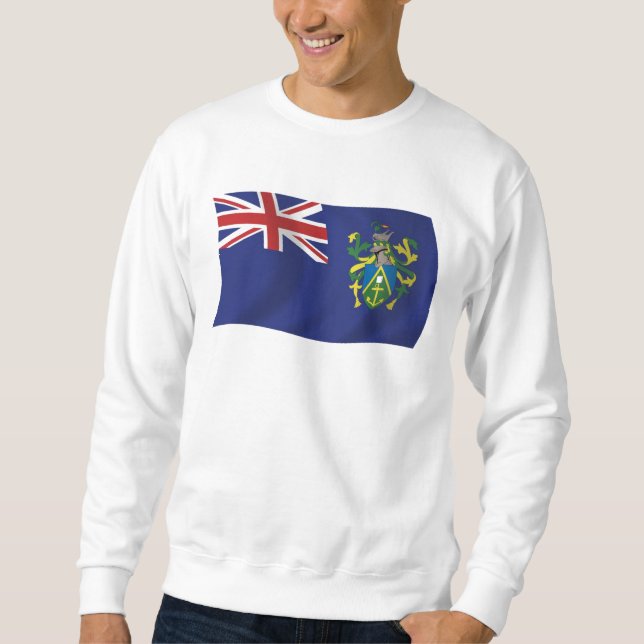 Sweatshirt Chemise du drapeau des îles Pitcairn (Devant)