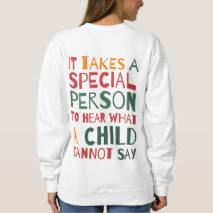 Sweatshirt Chemise Éducation Spéciale, Sweat-shirt de soutien