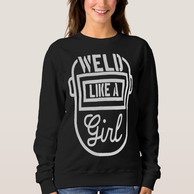 Sweatshirt Chemise en Masque Souder Femme Soudure Comme Une F (Devant)