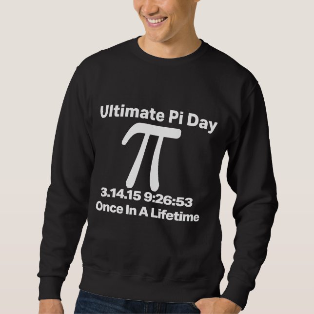 Sweatshirt Chemise finale de jour de pi (Devant)