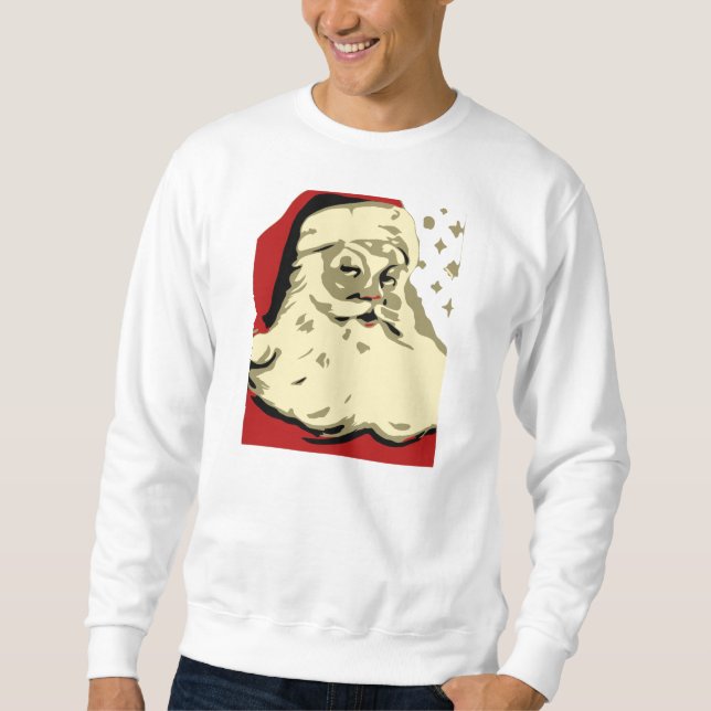 Sweatshirt Chemise graphique Père Noël Xmas / Christmas Mens (Devant)