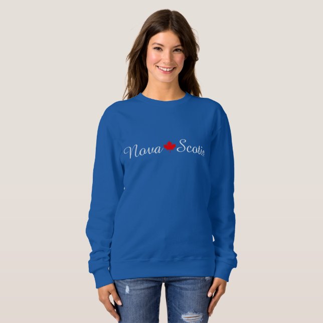 Sweatshirt Chemise Halifax de la Nouvelle-Écosse (Devant entier)
