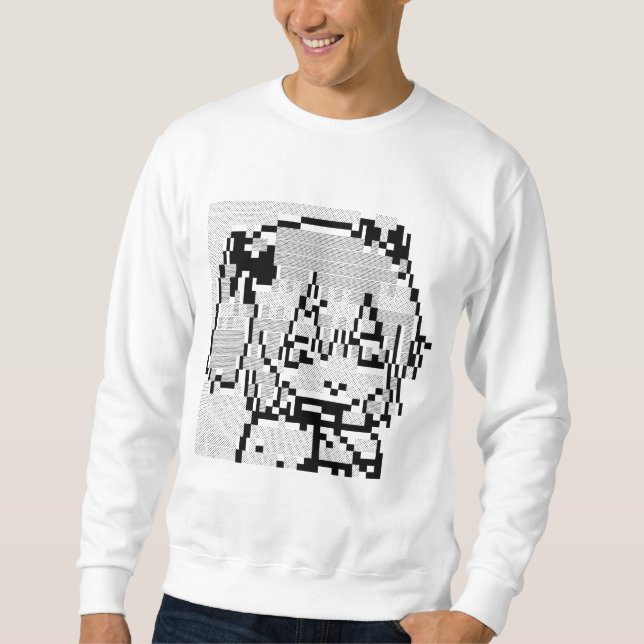 Sweatshirt chemise intéressante (Devant)
