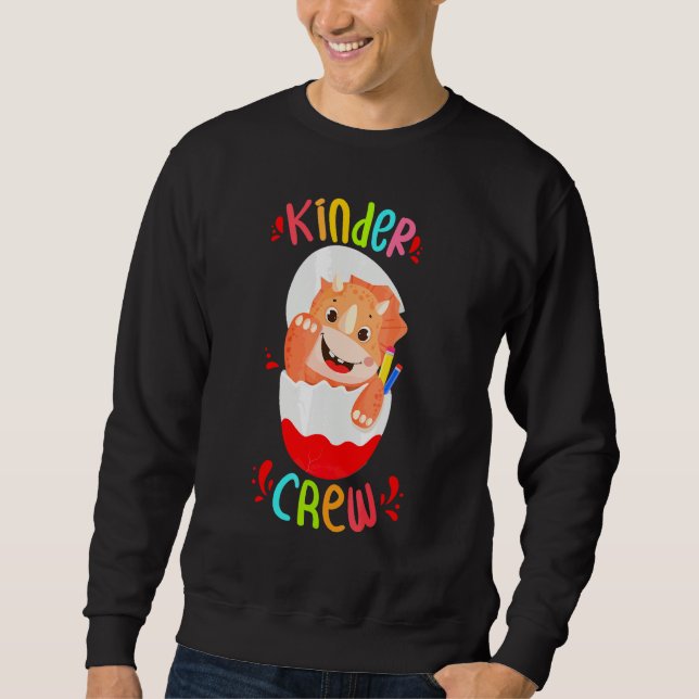 Sweatshirt Chemise Kinder Crew Cute Dino pour enseignant de m (Devant)