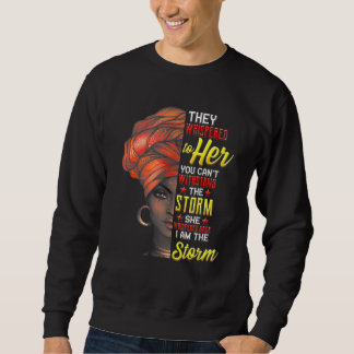 Sweatshirt Chemise Mois de l'histoire des Noirs Femme africai