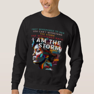 Sweatshirt Chemise Mois de l'histoire des Noirs Femme africai