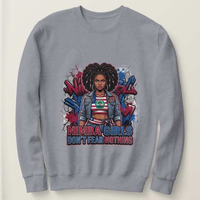 Sweatshirt Chemise Nimba fière (Design devant)