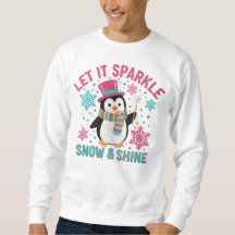 Chemise pingouin Winter Sparkle – Vacances amusant
