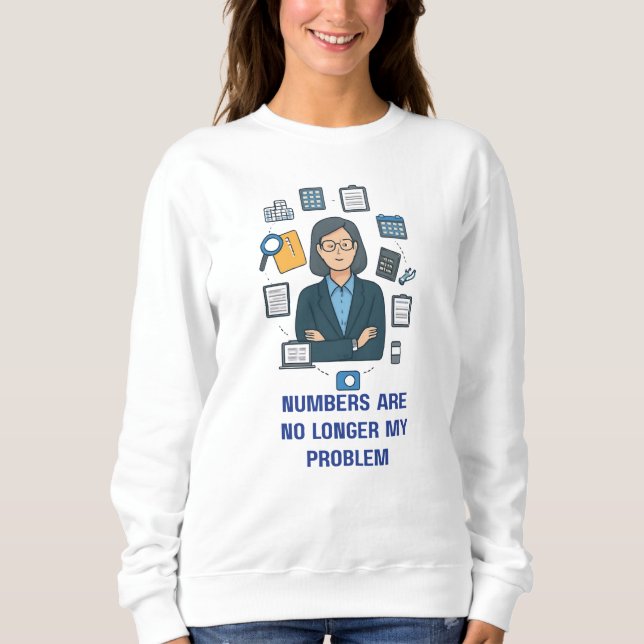 Sweatshirt Chemise pour comptable à la retraite Cadeau de ret (Devant)
