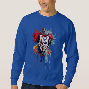 Sweatshirt Chemise Psycho Clown Splash Art – Audacieuse