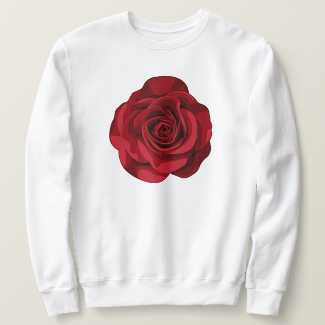 Sweatshirt Chemise ROSE Signature (Design devant)