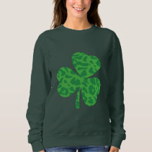 Chemise Shamrock léopard de la Saint-Patrick - Che