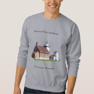 Sweatshirt Chemise Sherwood Point Lighthouse en lettrage noir