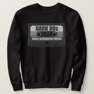 Sweatshirt Chemise sombre à cassette des années 80