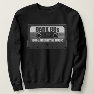 Sweatshirt Chemise sombre à cassette des années 80