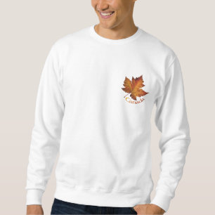 Sweatshirt Chemise souvenir en feuille d'érable du Canada Swe