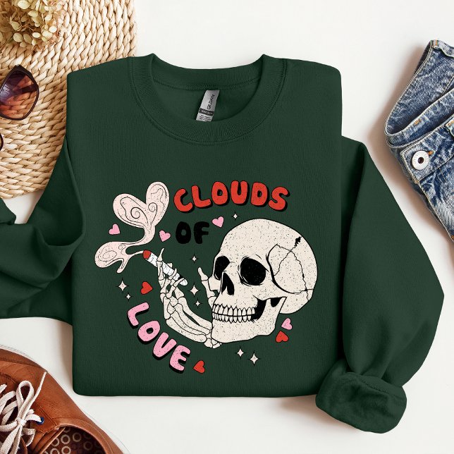 Sweatshirt Chemise squelette de la Saint Valentin, cadeau de  (Créateur téléchargé)