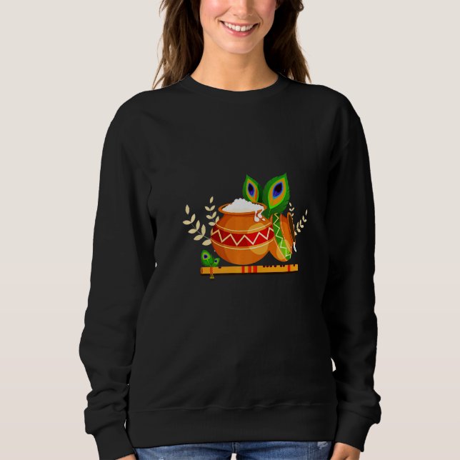 Sweatshirt Chemise T Festival Dahi Handi (Devant)