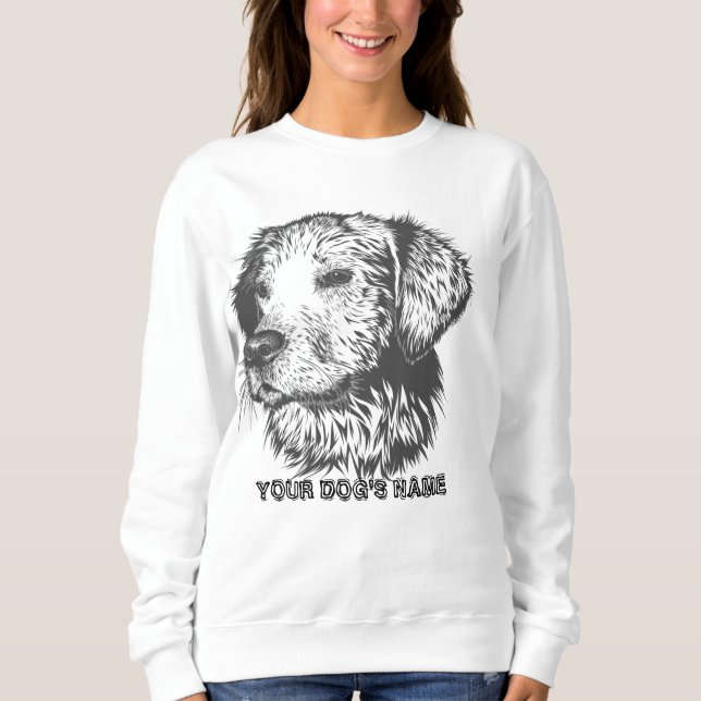 Sweatshirt Chemise T personnalisée pour animal de compagnie a (Devant)