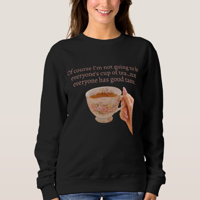 Sweatshirt Chemise Tasse de Thé (Devant)