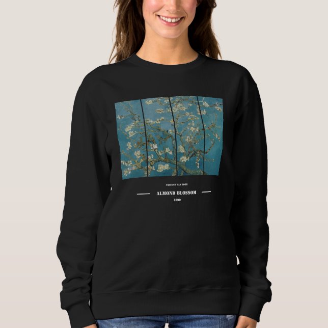 Sweatshirt Chemise Vincent Van Gogh Floraison d'amandier  (Devant)