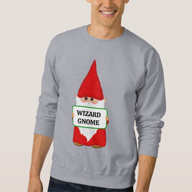 Sweatshirt Chemise Wizard Noël Gnome (Devant)