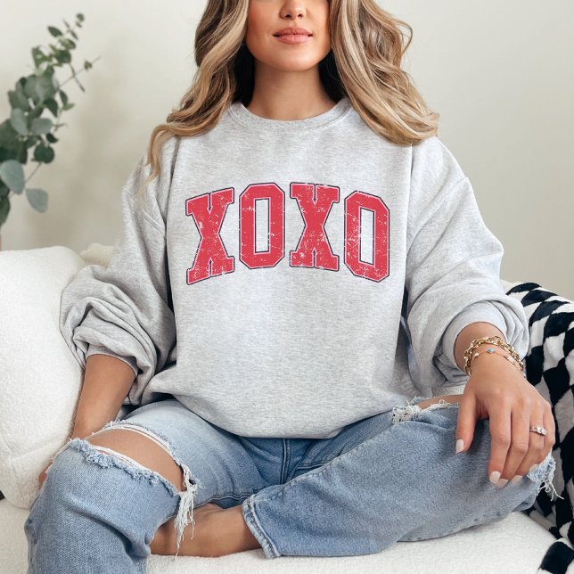 Sweatshirt Chemise Xoxo de la Saint Valentin, cadeau de la Sa (Créateur téléchargé)