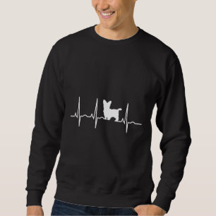 Sweatshirt Chemise Yorkie Battement de coeur Yorkie Yorkshire