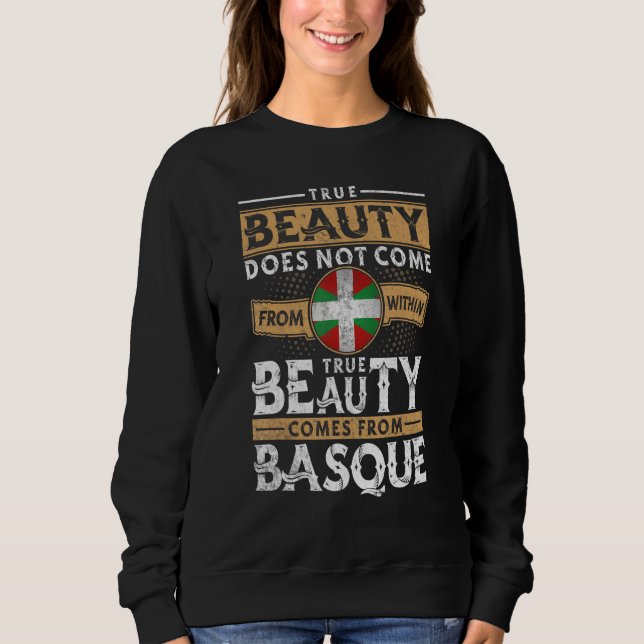 Sweatshirt Chemises Basques Femmes Et Hommes (Devant)