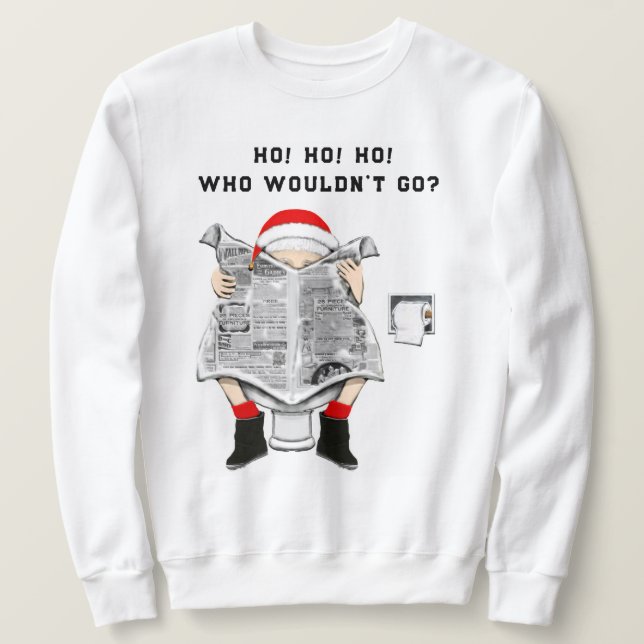 Sweatshirt Chemises de Noël mignonnes et laides (Design devant)