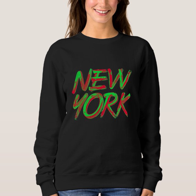 Sweatshirt Chemises graphiques de Graffiti de New York, I Lov (Devant)
