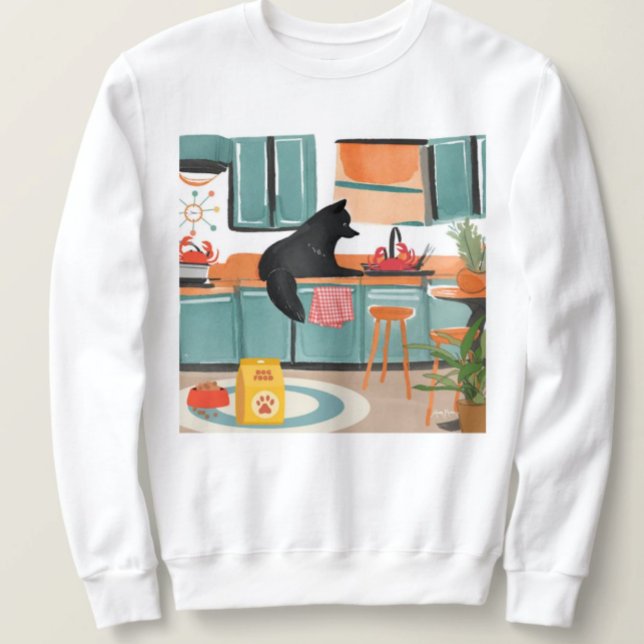 Sweatshirt Chemises Lapphund CRAB FEAST (Créateur téléchargé)