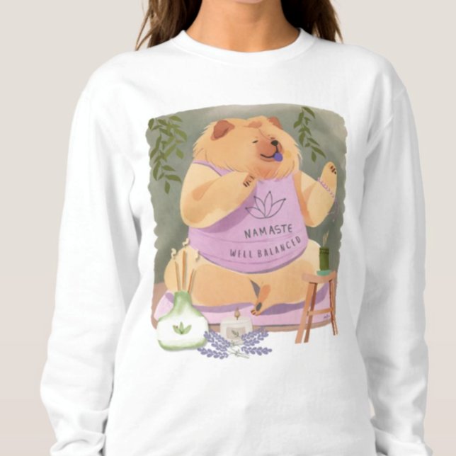 Sweatshirt Chemises NAMASTE CHOW (Créateur téléchargé)