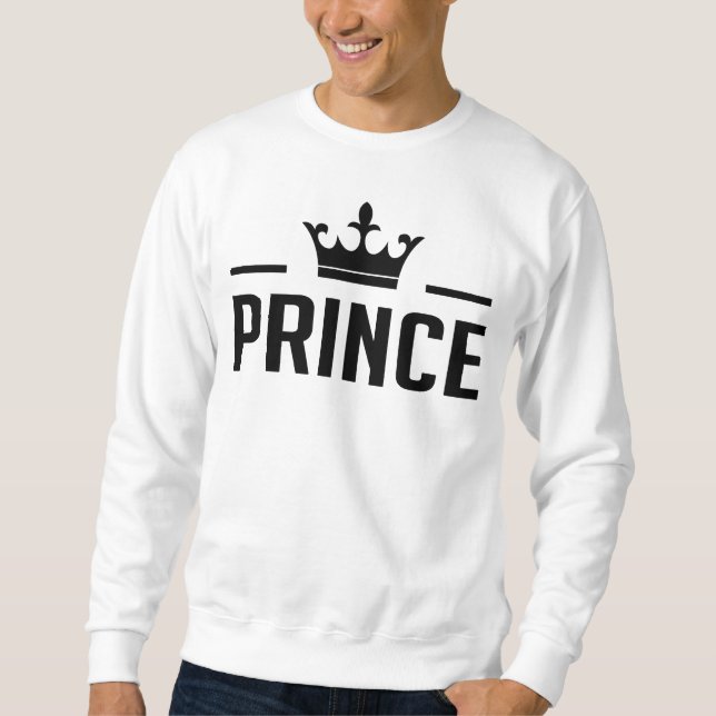 Sweatshirt Chemises Prince et Princesse (Devant)