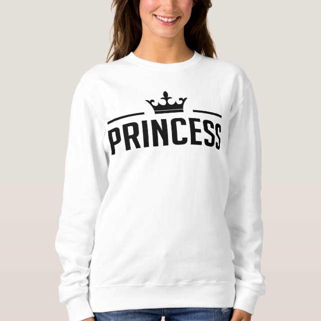 Sweatshirt Chemises Prince et Princesse (Devant)