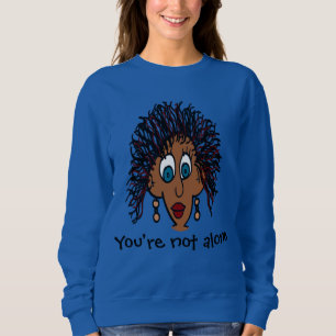 Sweatshirt Chemises T-shirt, dames expressives capuches pour
