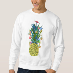 Sweatshirt Chemises tropiques et moches de Noël en ananas
