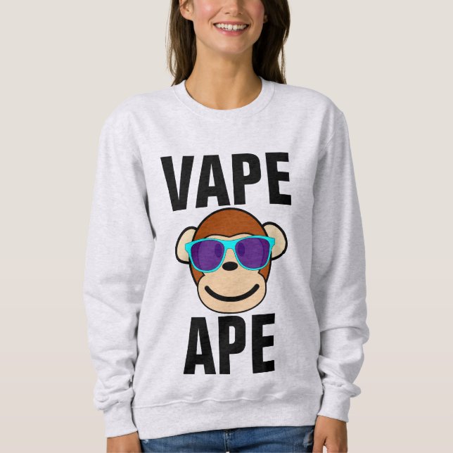 Sweatshirt Chemises VAPE APE (Devant)