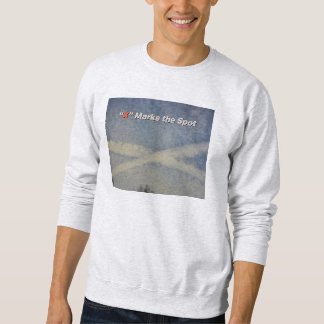 Sweatshirt Chemtrail Long Manche T Chemise (Devant)