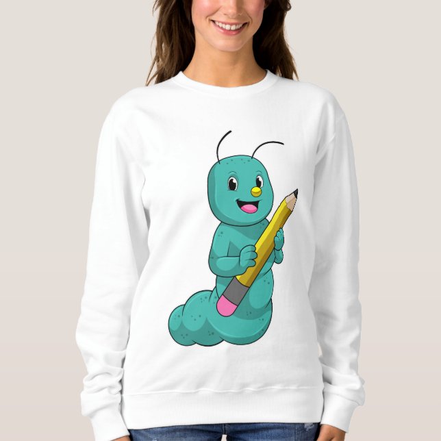 Sweatshirt Chenille au crayon (Devant)